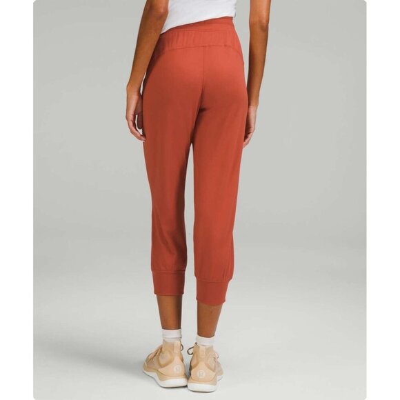 Lululemon Ready to Rulu High-Rise Cropped Jogger in Red Rock Orange Size 4 - Picture 2 of 9